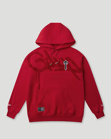 Geedup Handstyle x Trapstar Irongate T Hoodie 'Red'